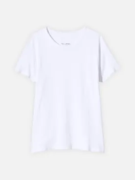 Brady Cotton Tee in White