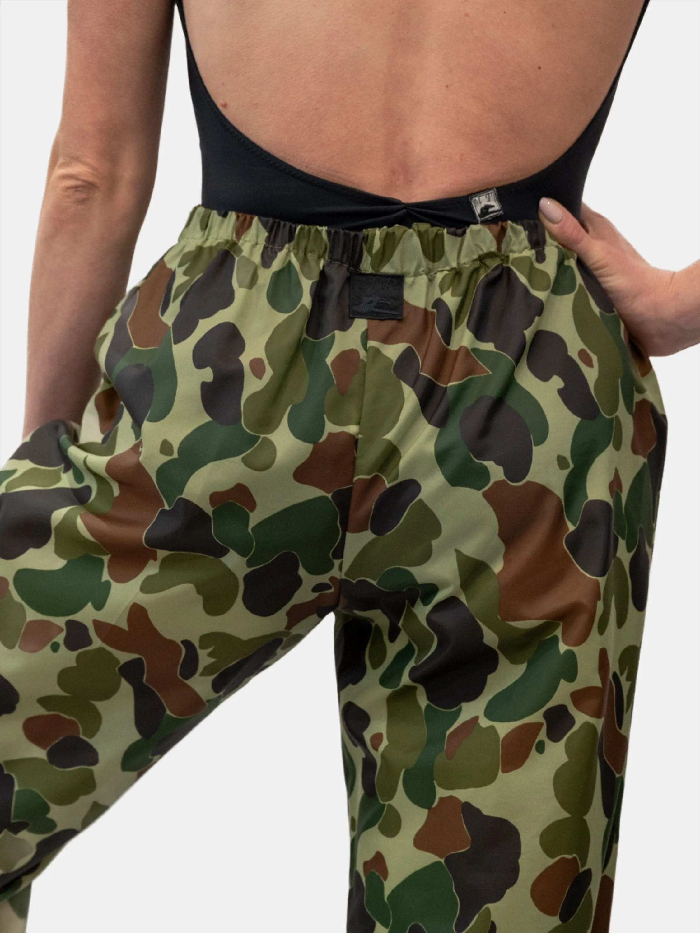 Camouflage Warm-Up Dance Trash Bag Pants MP5003