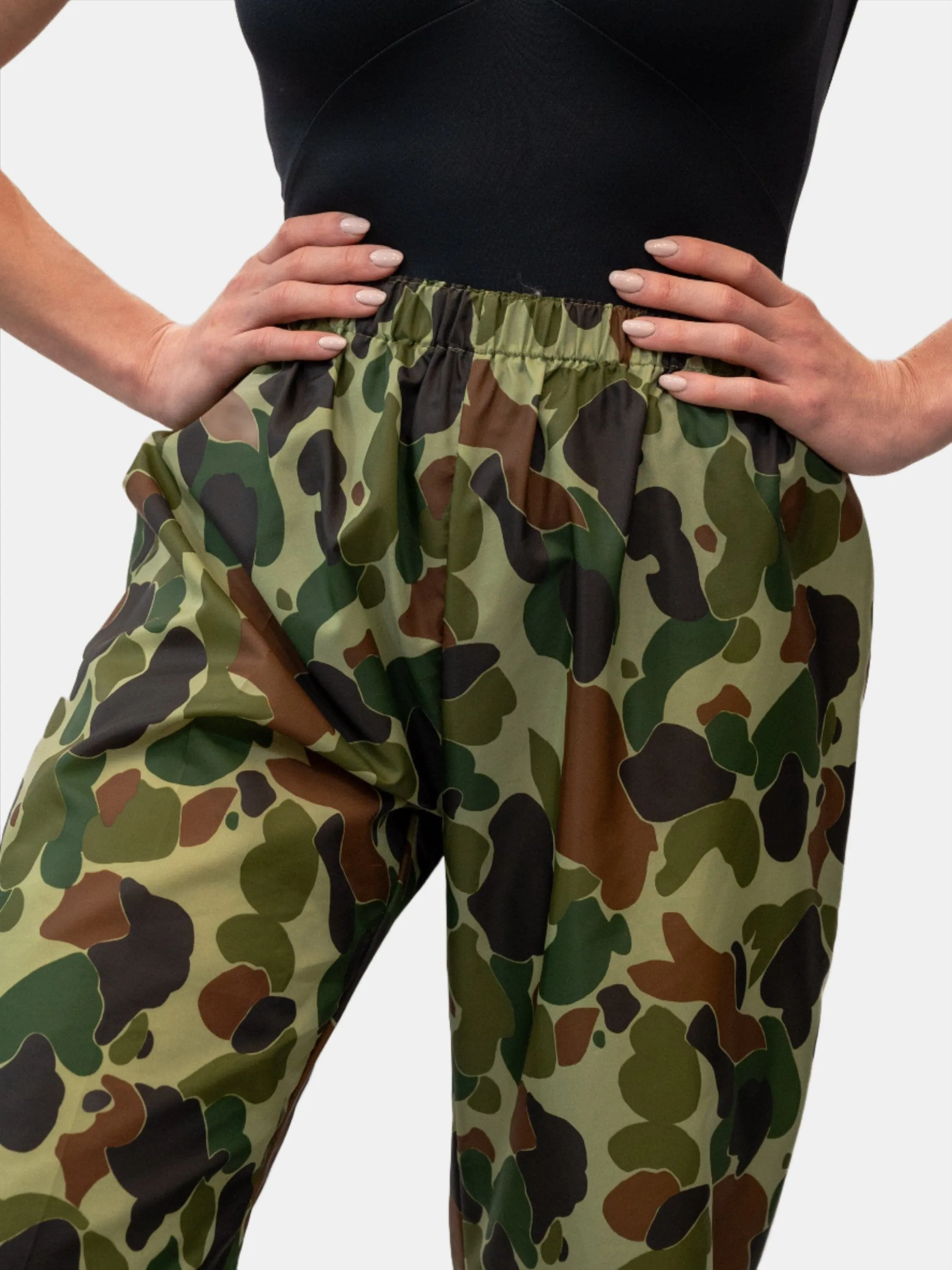 Camouflage Warm-Up Dance Trash Bag Pants MP5003