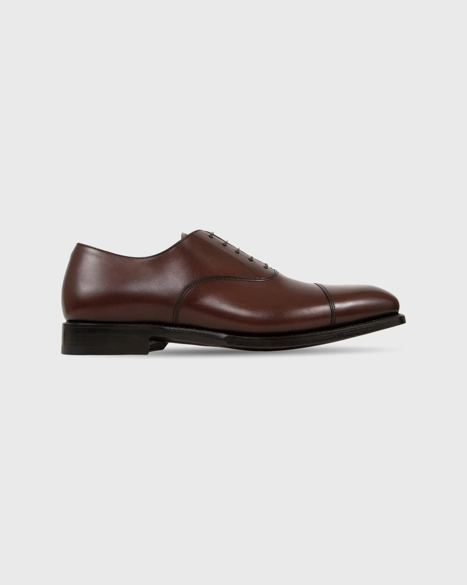 Cap-Toe Oxford in Dark Espresso Calfskin