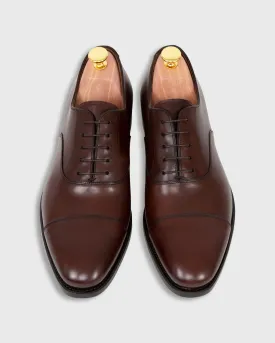 Cap-Toe Oxford in Dark Espresso Calfskin