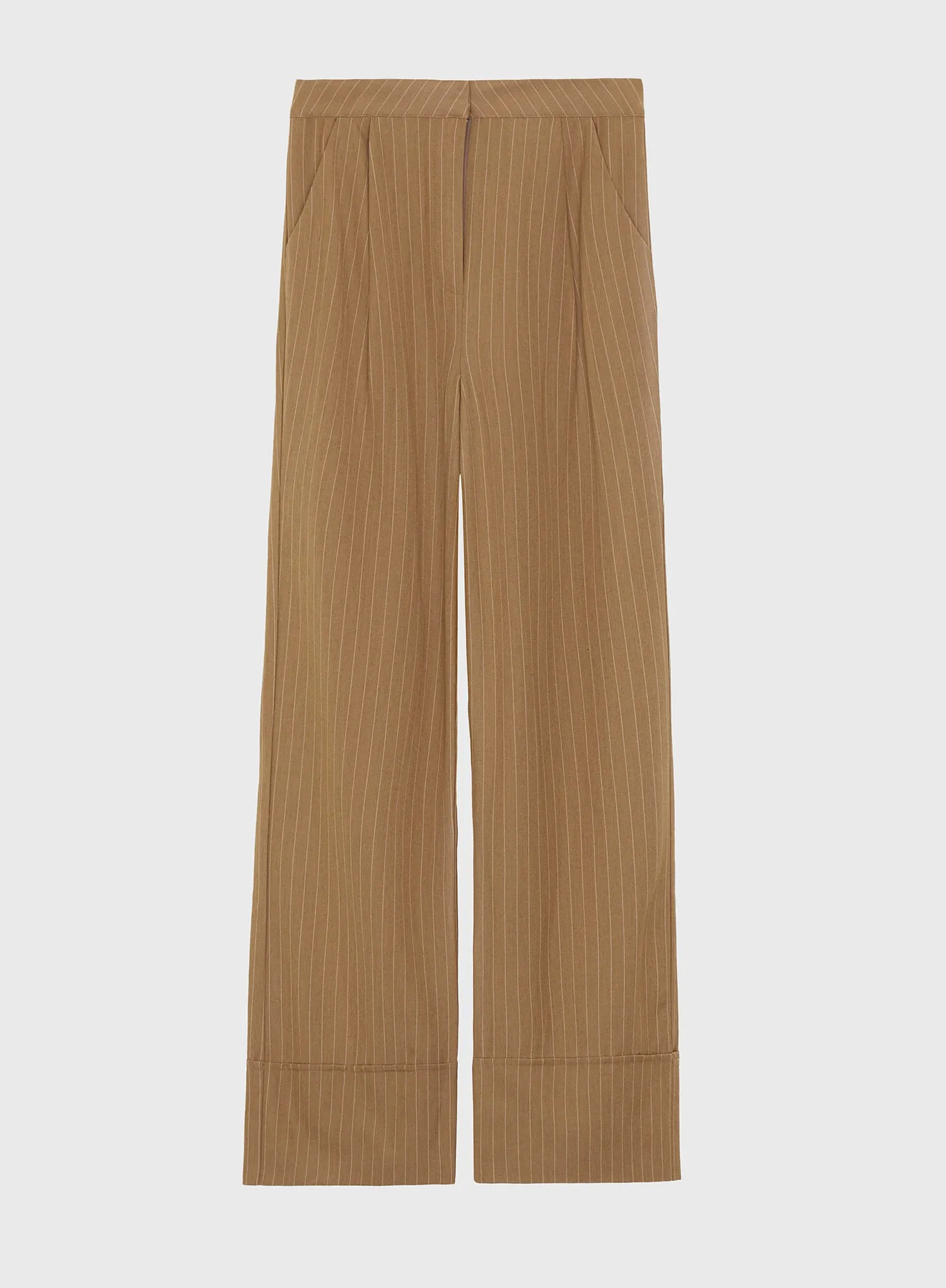 Caramel Tailored Wide Leg Trouser - Terra