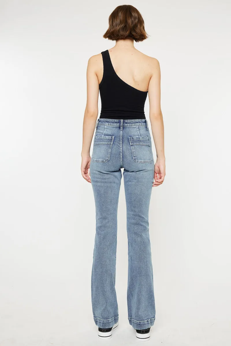 Carrie High Rise Vintage Bootcut Jeans