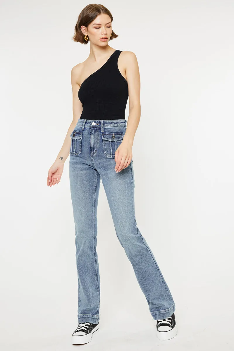 Carrie High Rise Vintage Bootcut Jeans