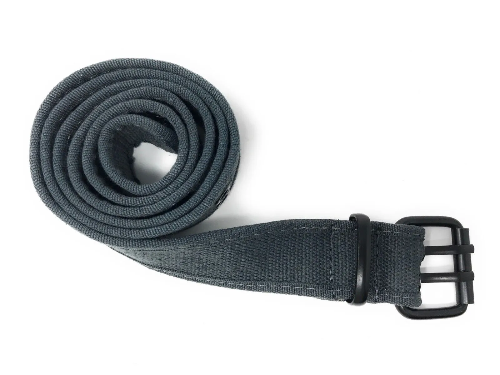 Casaba Canvas Belts Double Row 2 Holes Grommet Fabric Military Mens Women Unisex