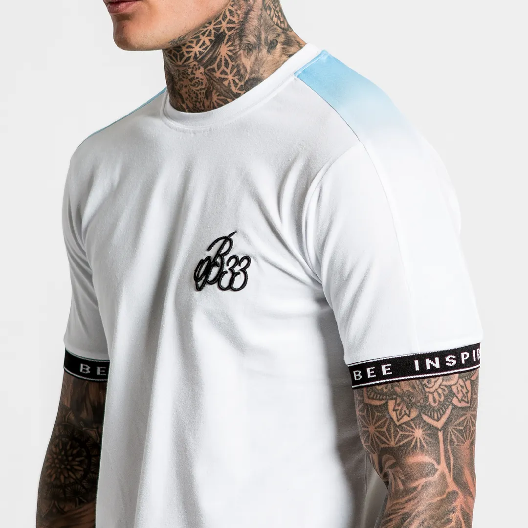 Cerro Tee - White/Aqua