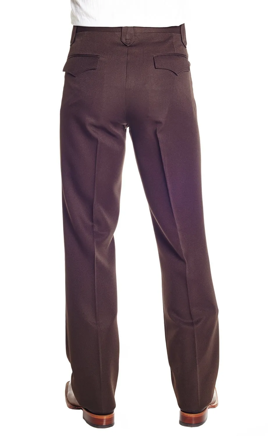 Circle S Mens Brown Polyester Ranch Dress Pants 32