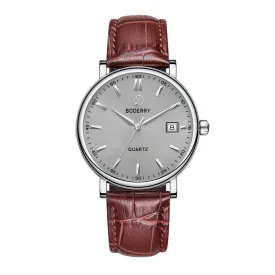 CLASSIC 40MM - Swiss Quartz Movement Watch | Silver & Grey Dial