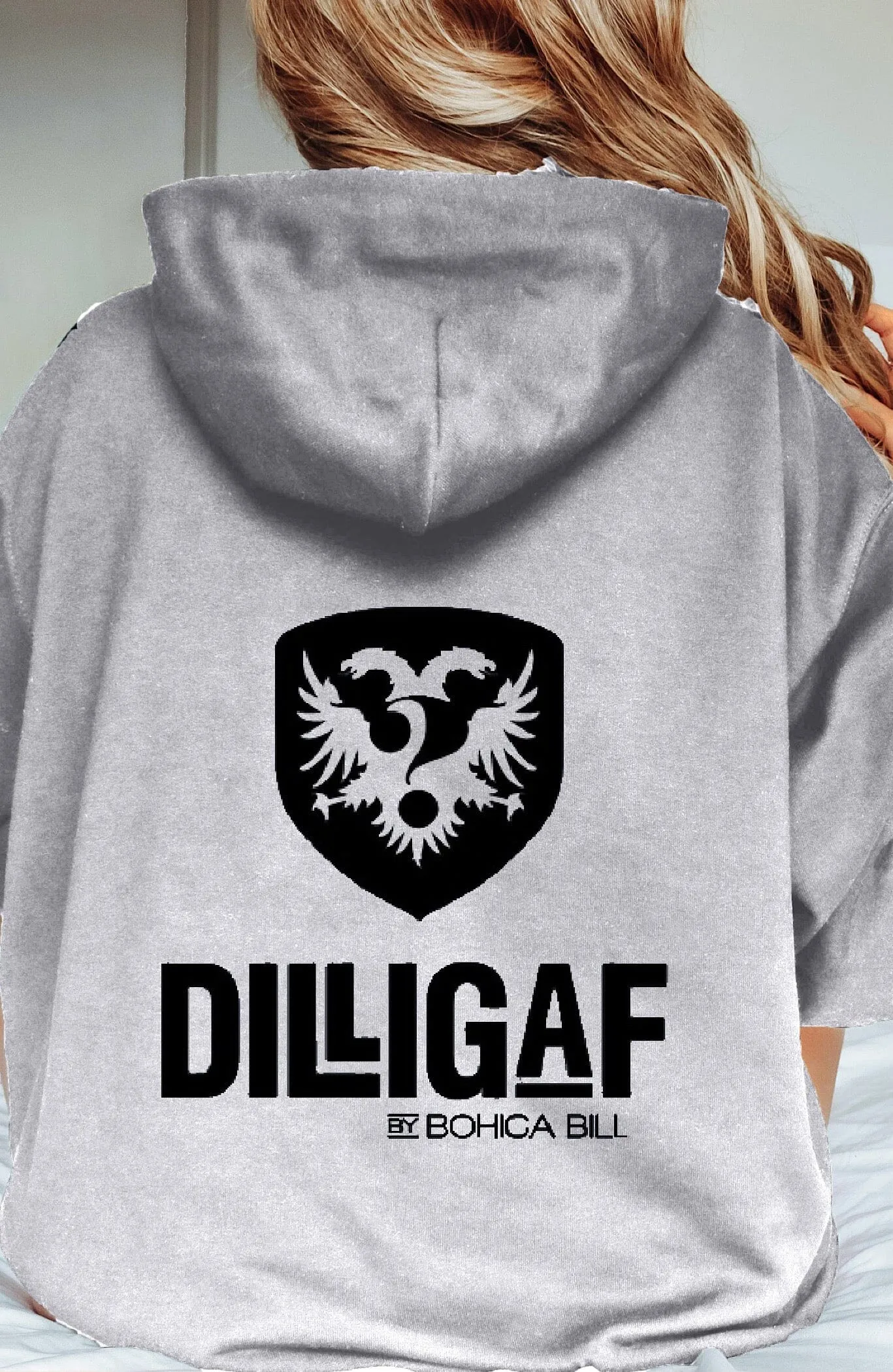 Classic Dilligaf Zip Up Hoody