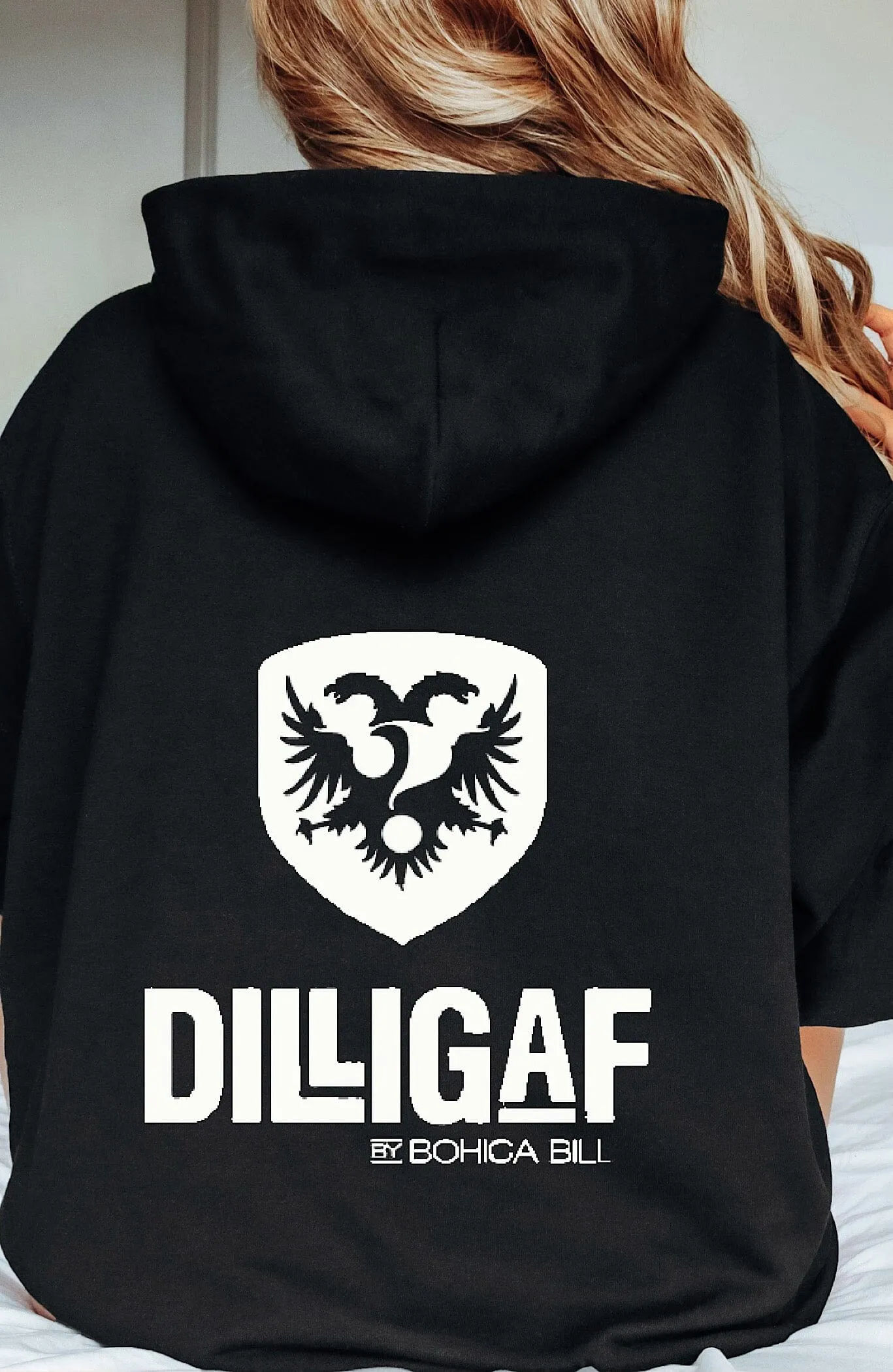 Classic Dilligaf Zip Up Hoody