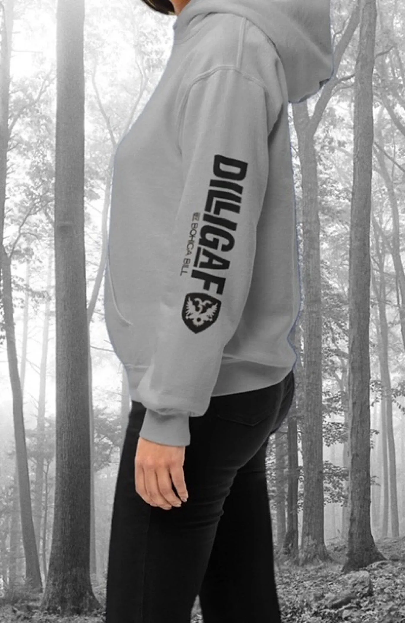 Classic Dilligaf Zip Up Hoody