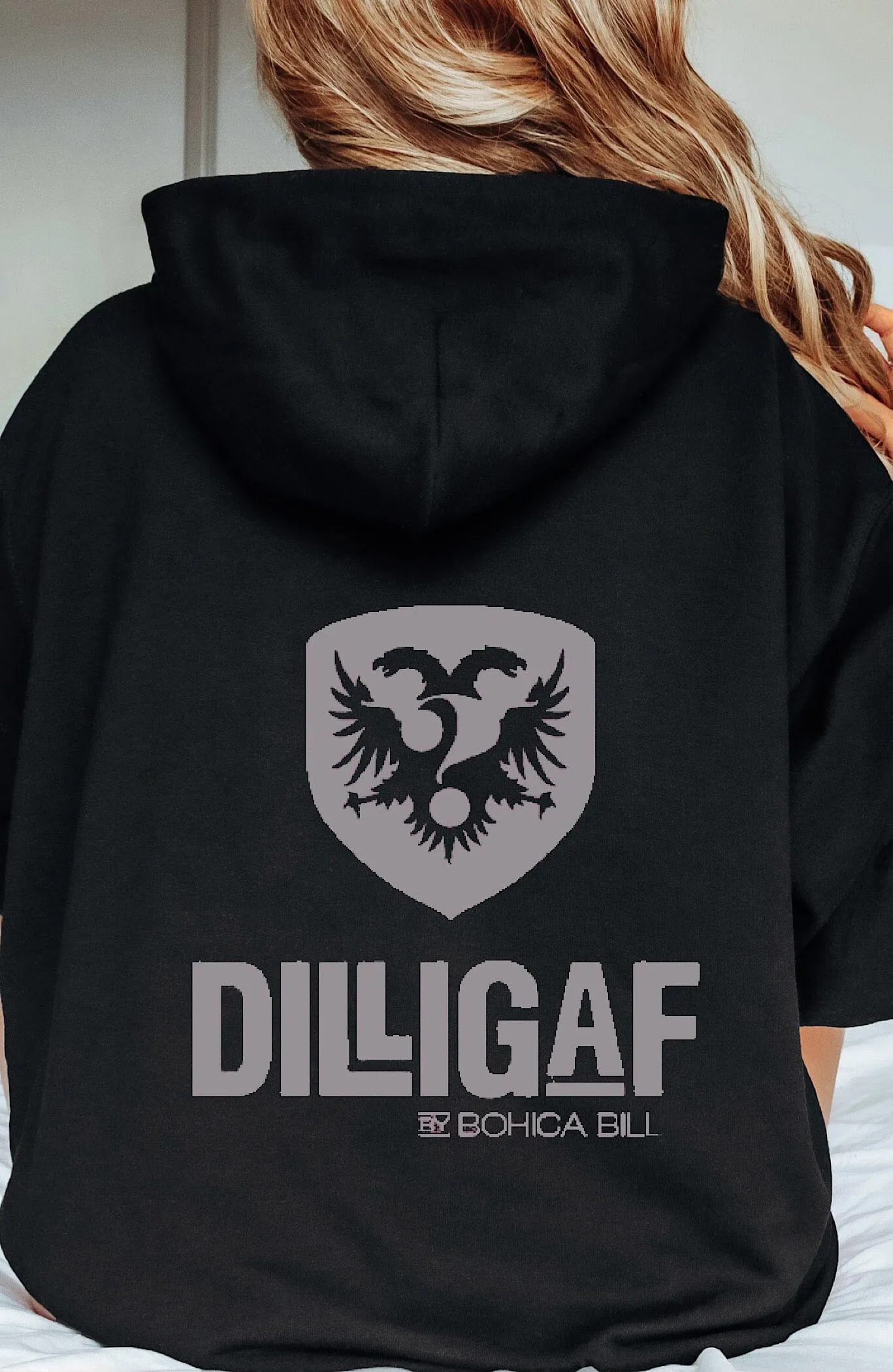 Classic Dilligaf Zip Up Hoody