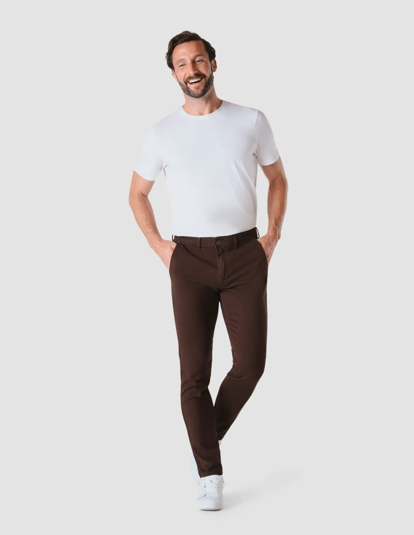 Classic Pants Slim Espresso