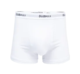 Classic White - Mens Boxer Shorts