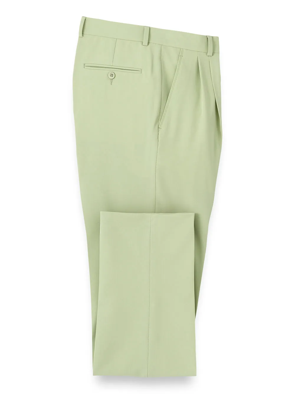 Comfort Stretch Travel Pleated Pants