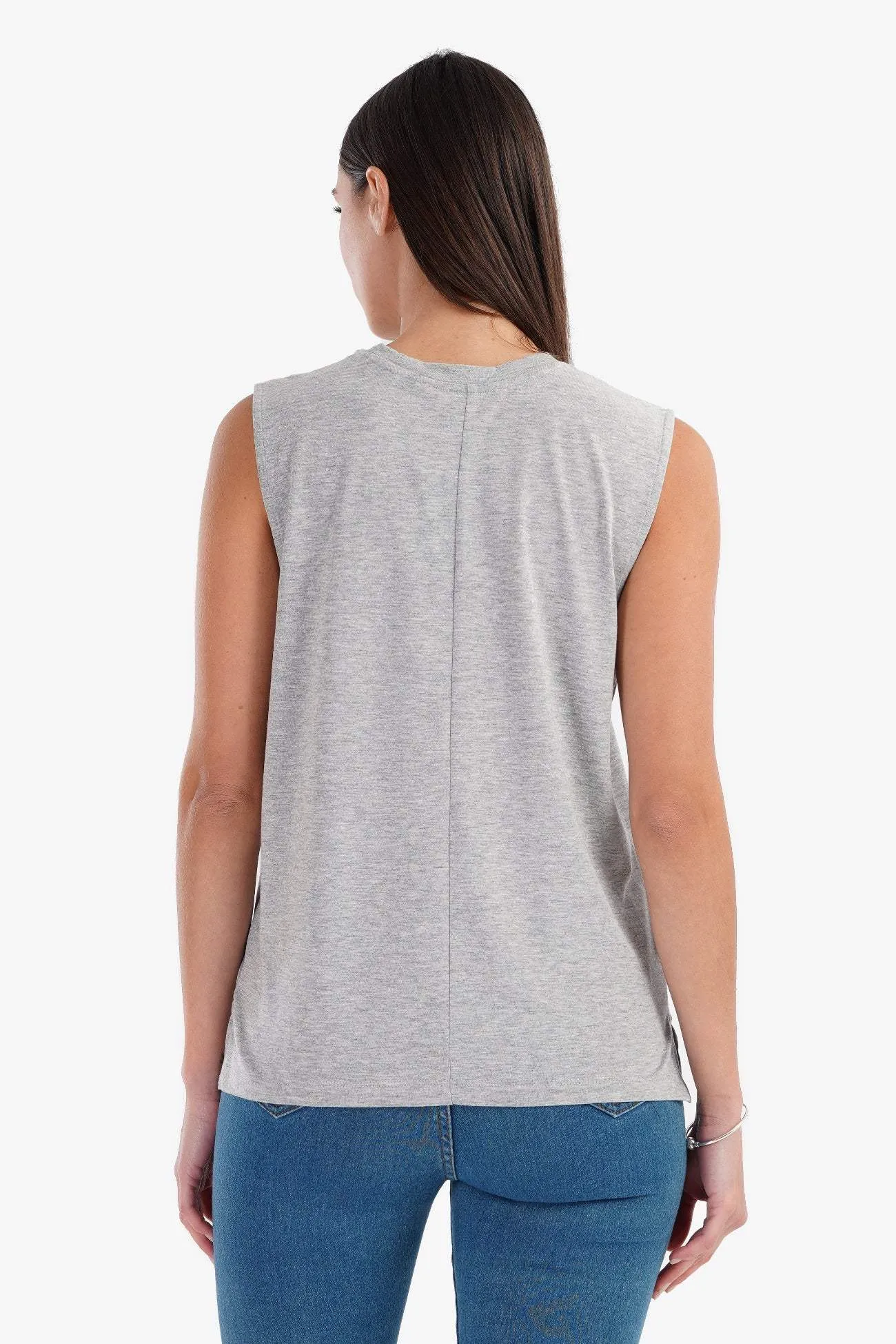 Cotton Soft Sleeveless T-Shirt