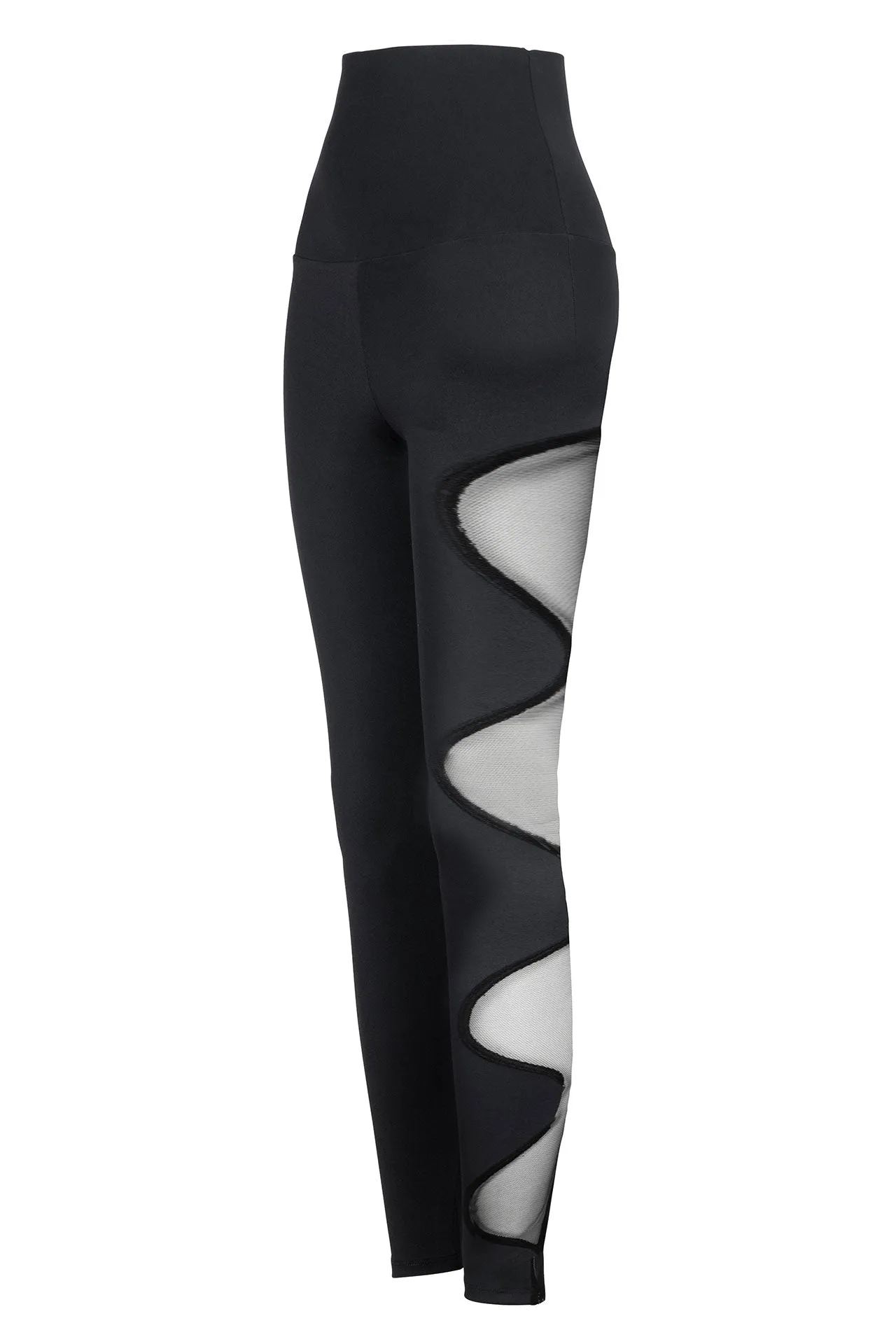 Curve Legging Black / Black Mesh