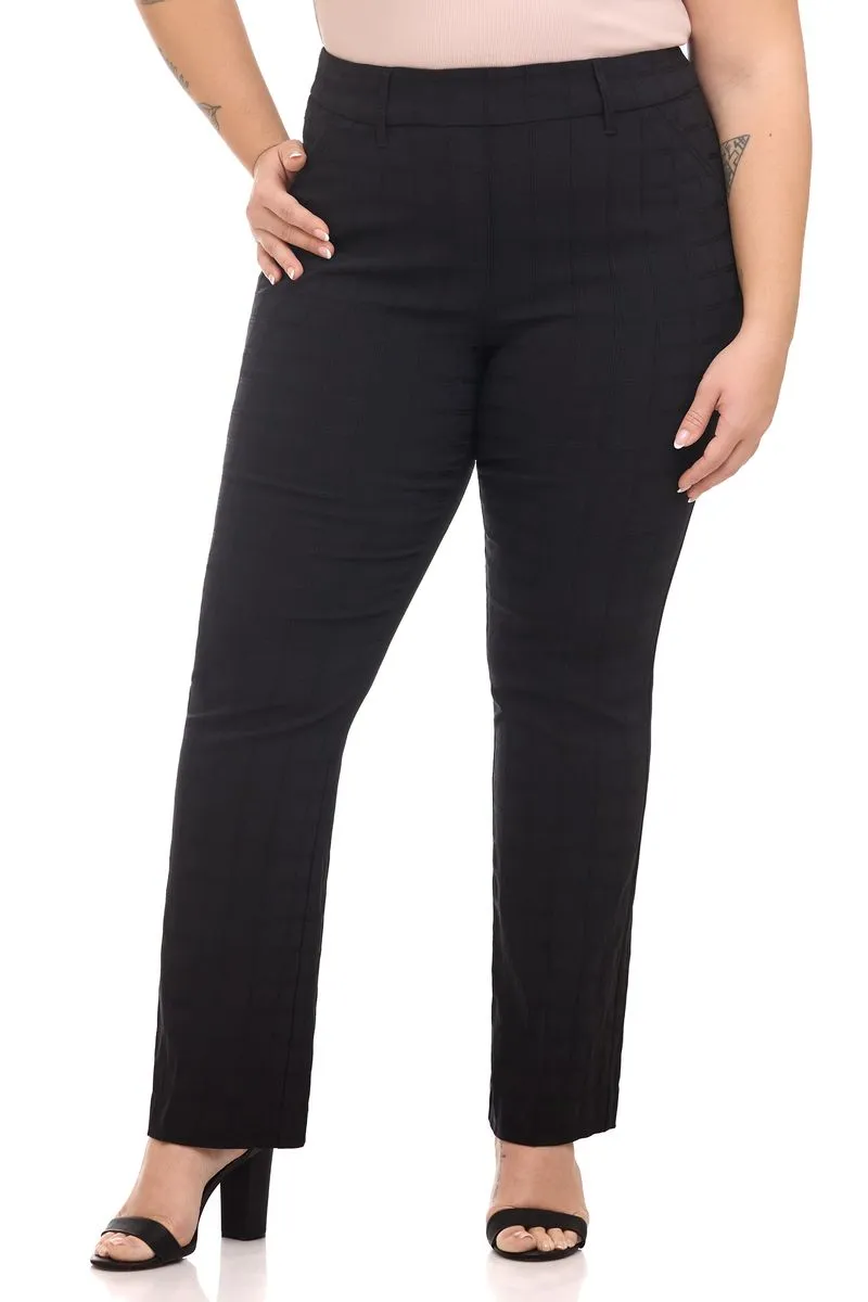 Curvy Pull-on Barely Bootcut Classic Pants