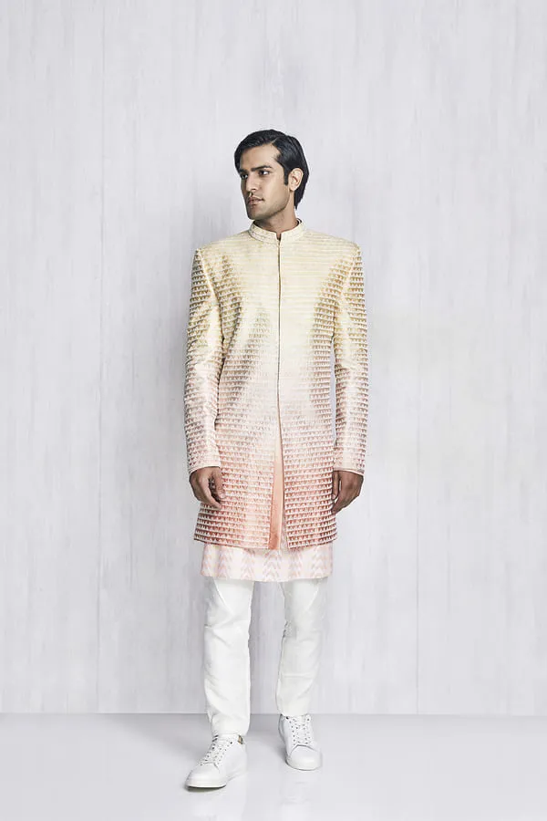 Dashed Triangle Sherwani - Quinn