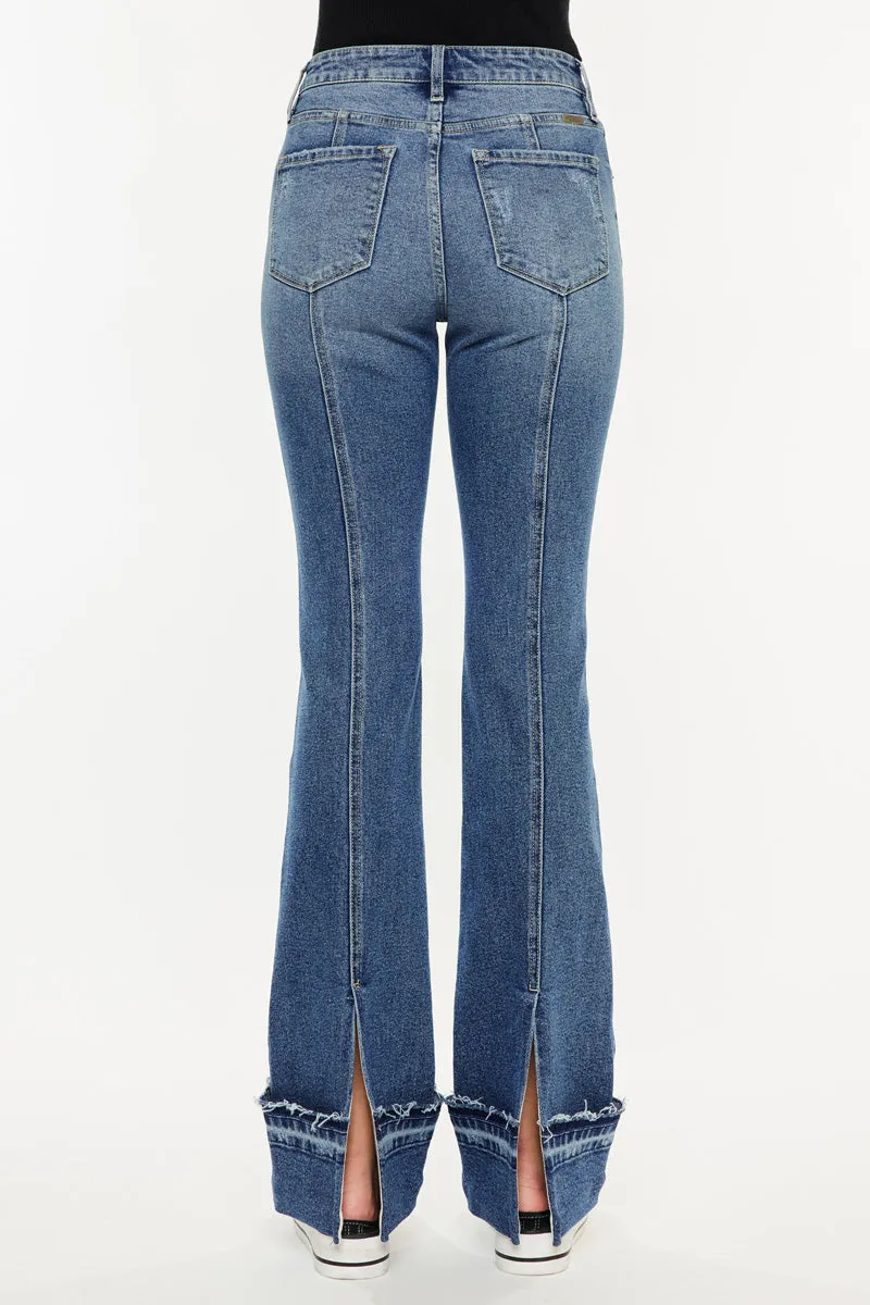 Donna High Rise Bootcut Jeans