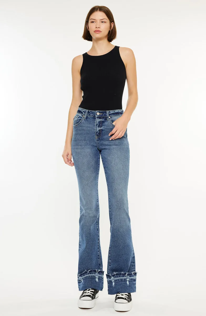 Donna High Rise Bootcut Jeans