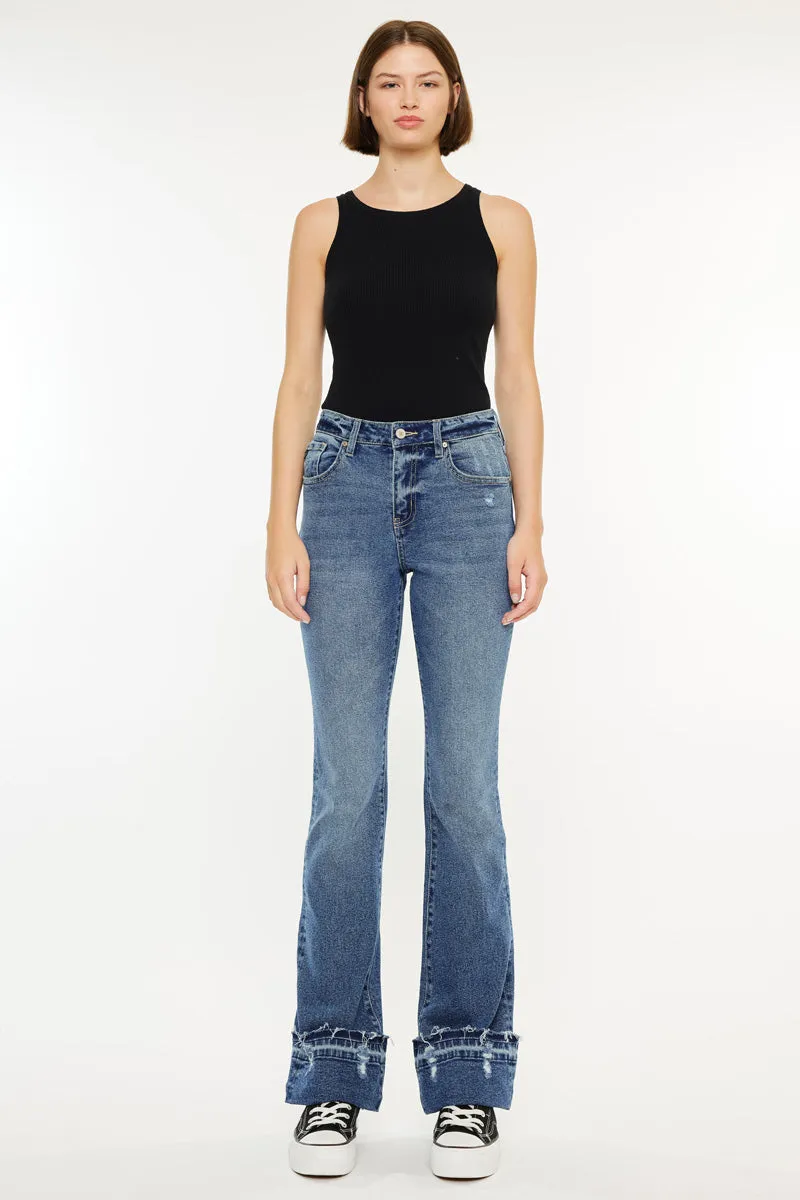 Donna High Rise Bootcut Jeans