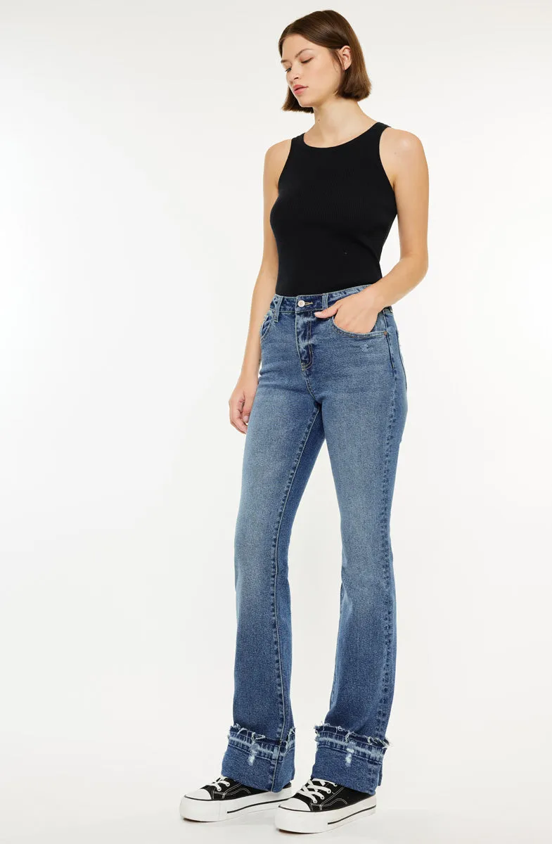 Donna High Rise Bootcut Jeans