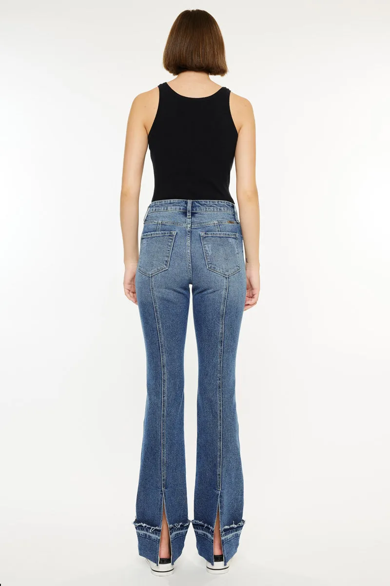 Donna High Rise Bootcut Jeans