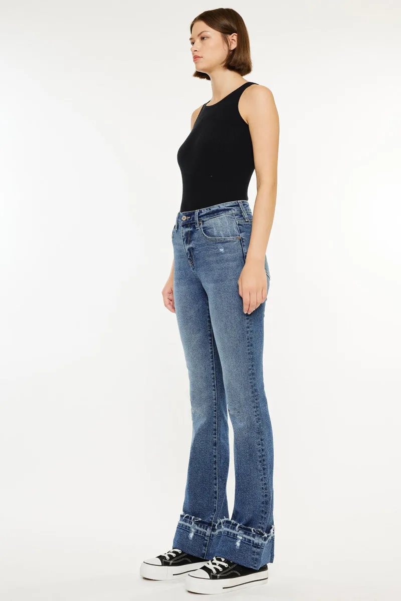 Donna High Rise Bootcut Jeans