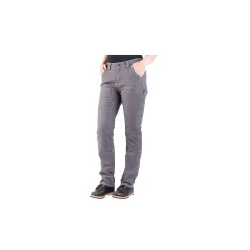 Dovetail Workwear Womens Maven Slim Dark Grey Stretch Duck Canvas