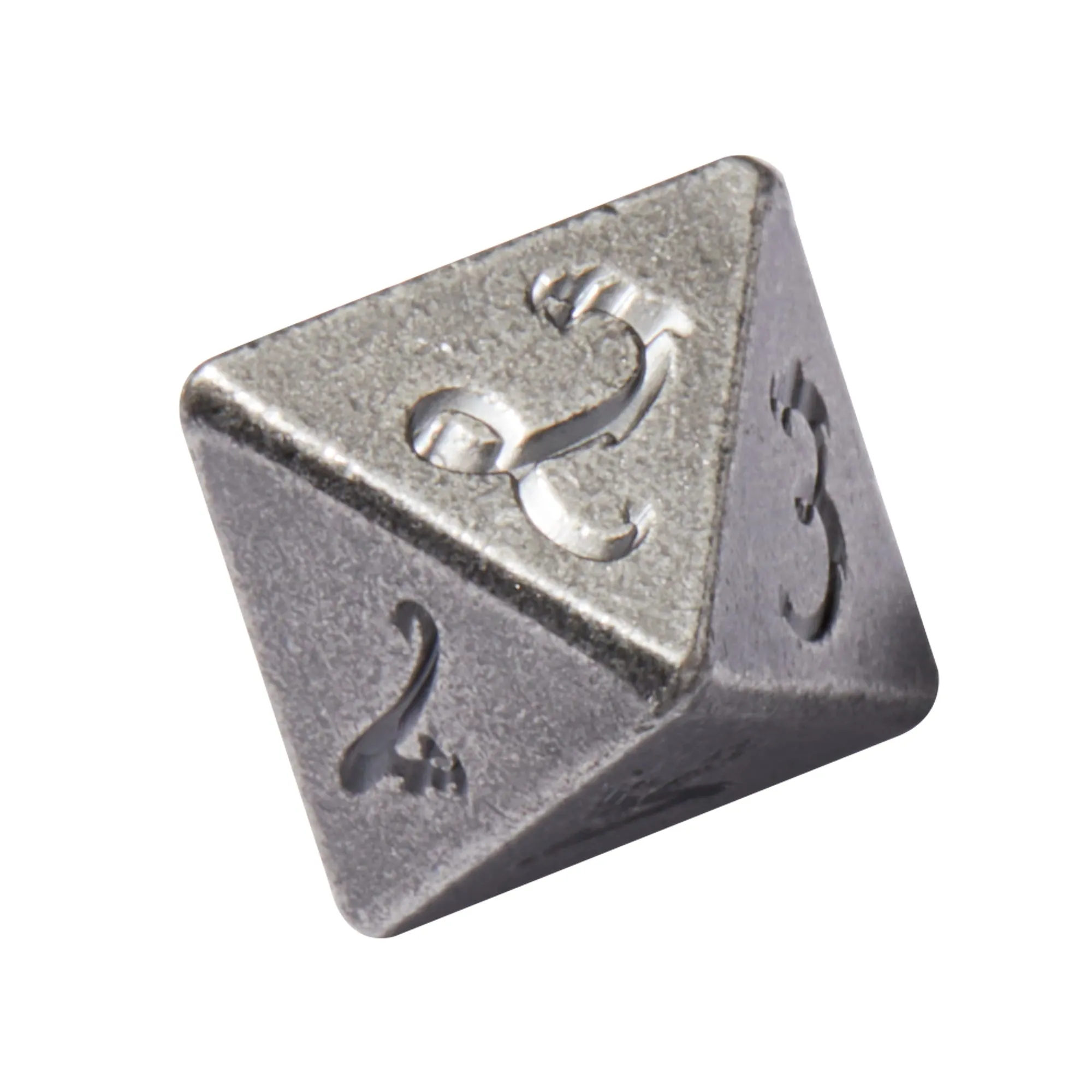 Dwarven Mines Silver Colored Metal 7pc Dice Set