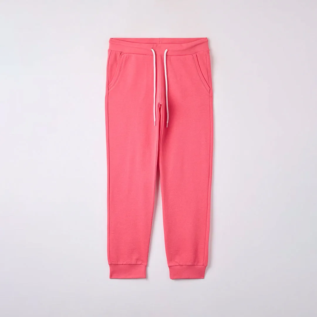 Elasticated Ribbed Band Sweatpants