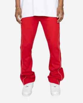 EPTM Piping Flared Track Pants Red