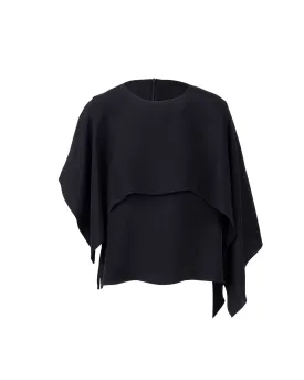 Essential Silk 2 in 1 Cape Blouse