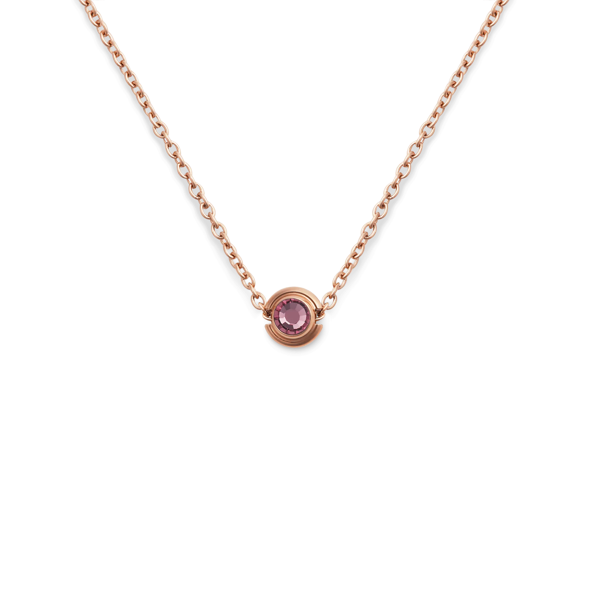 February Charm Rose Gold