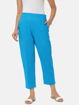 Forget Me Not Blue Ankle-Length Pants