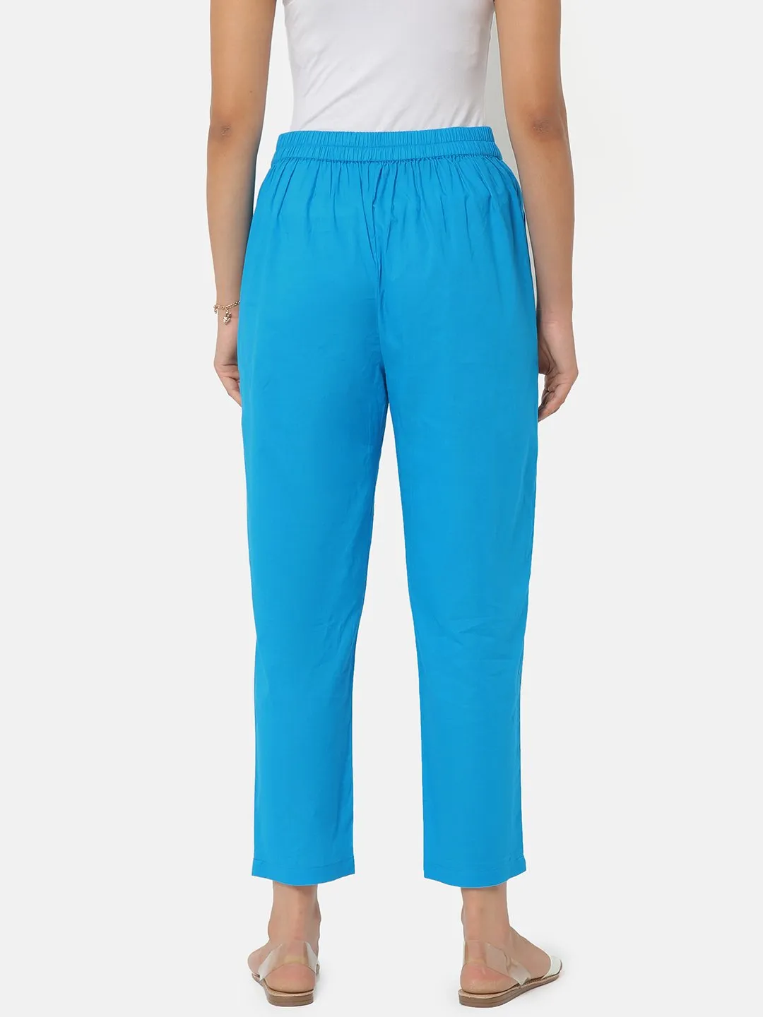 Forget Me Not Blue Ankle-Length Pants