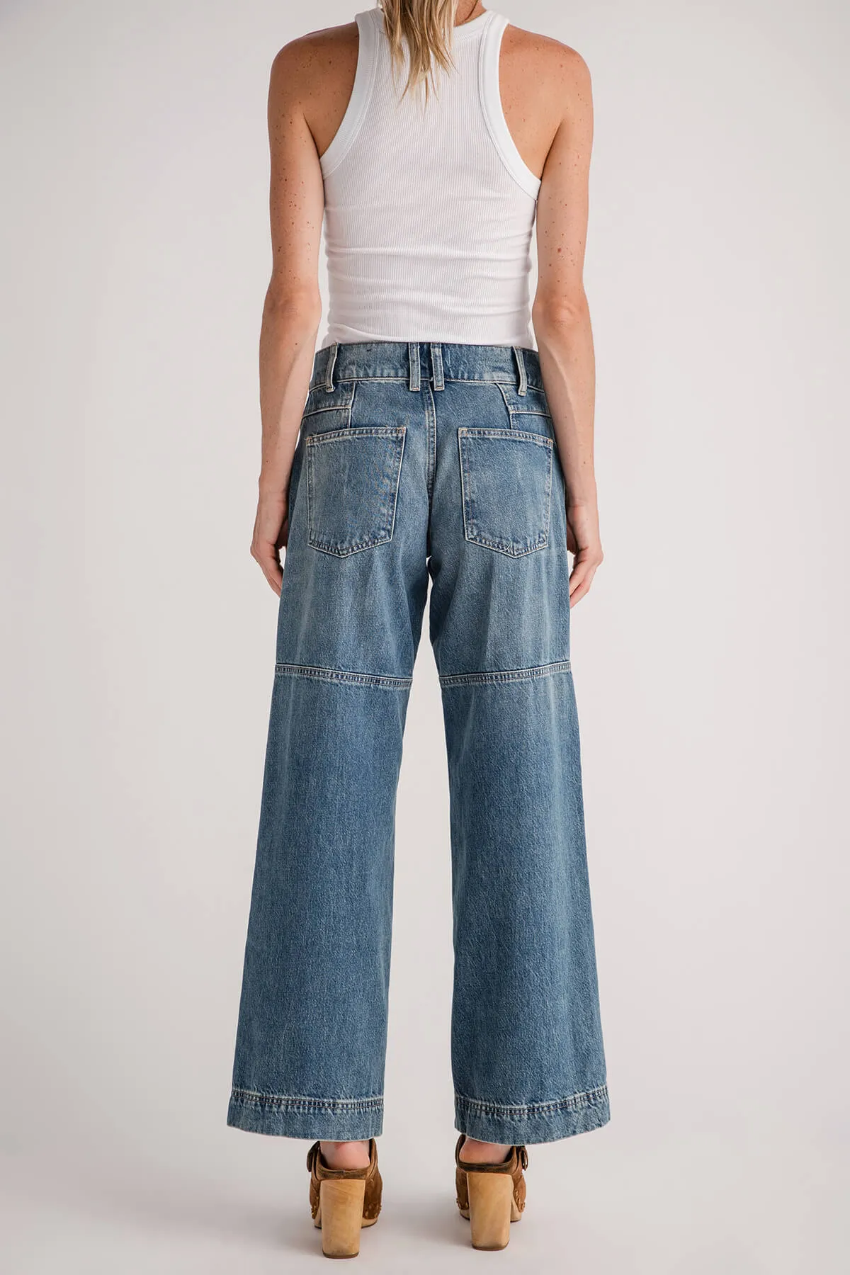 Free People Benji Relaxed Wide Leg Jean