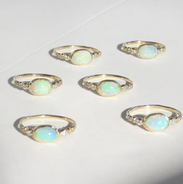 Freshwater Opal Ring