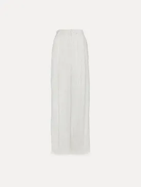 Fringe Fil Coupé Wide Leg Pant