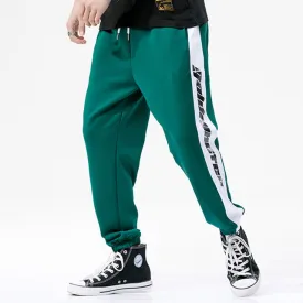 Gold Miner Print Elastic Jogger Sweatpants