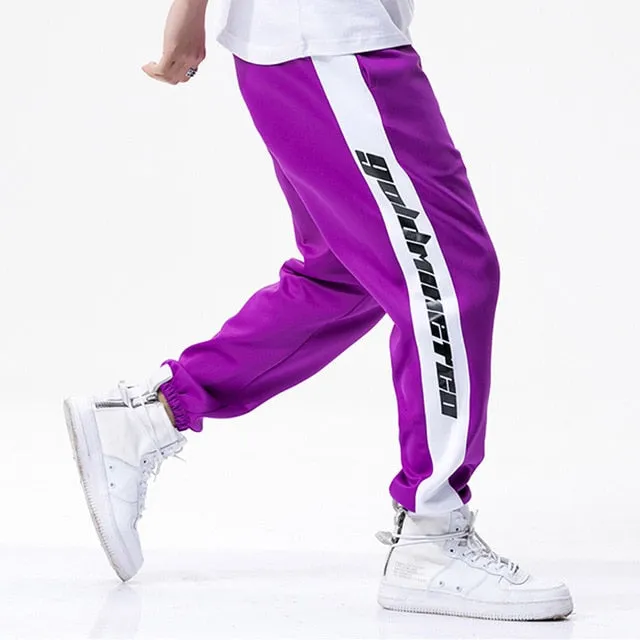 Gold Miner Print Elastic Jogger Sweatpants