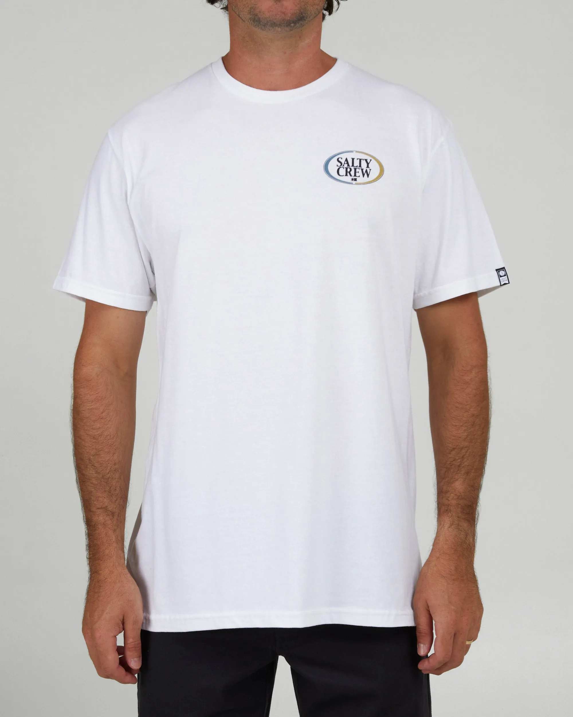 Half N Half White S/S Classic Tee