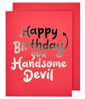 Handsome Devil Birthday Card