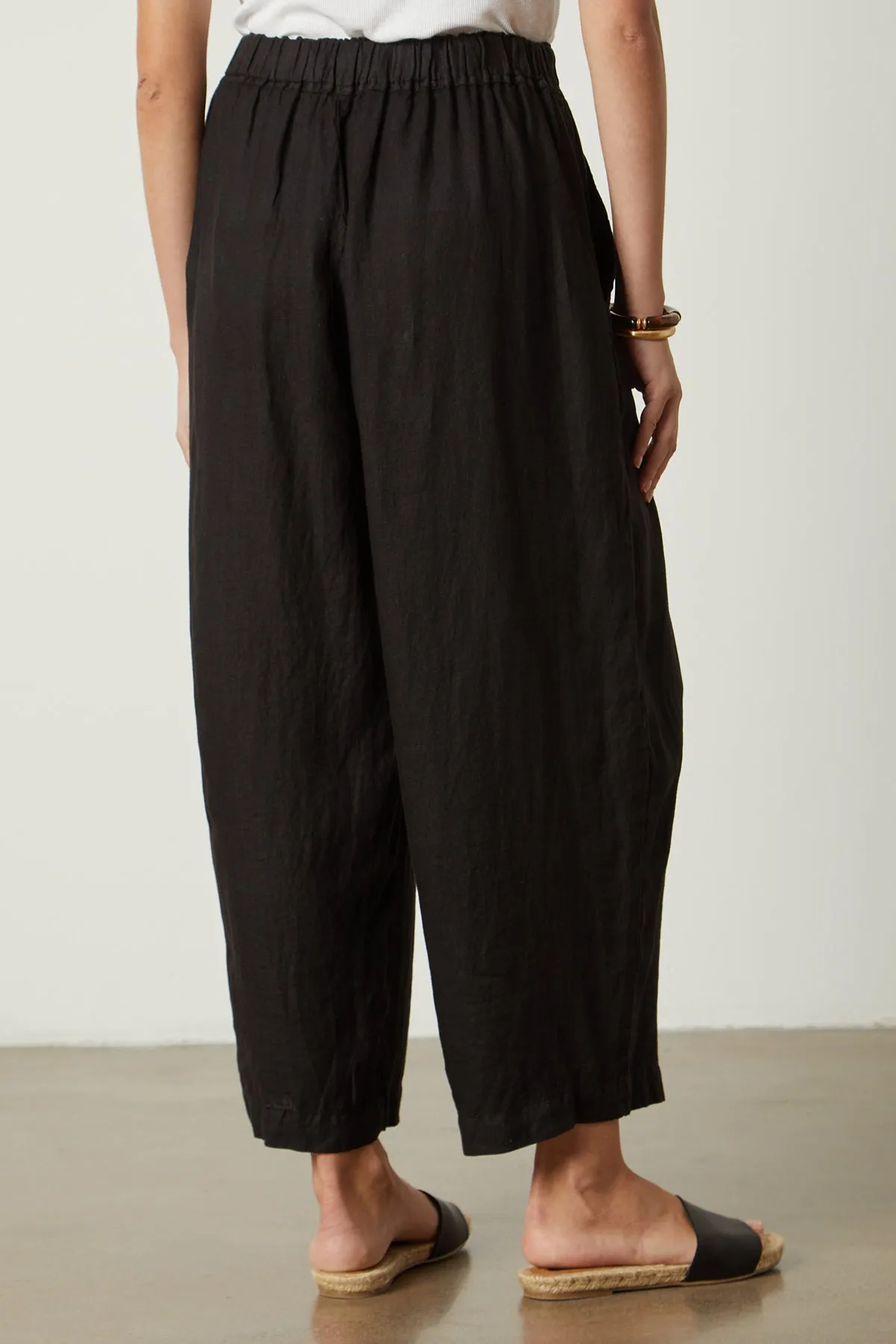 HANNAH LINEN WIDE LEG PANT