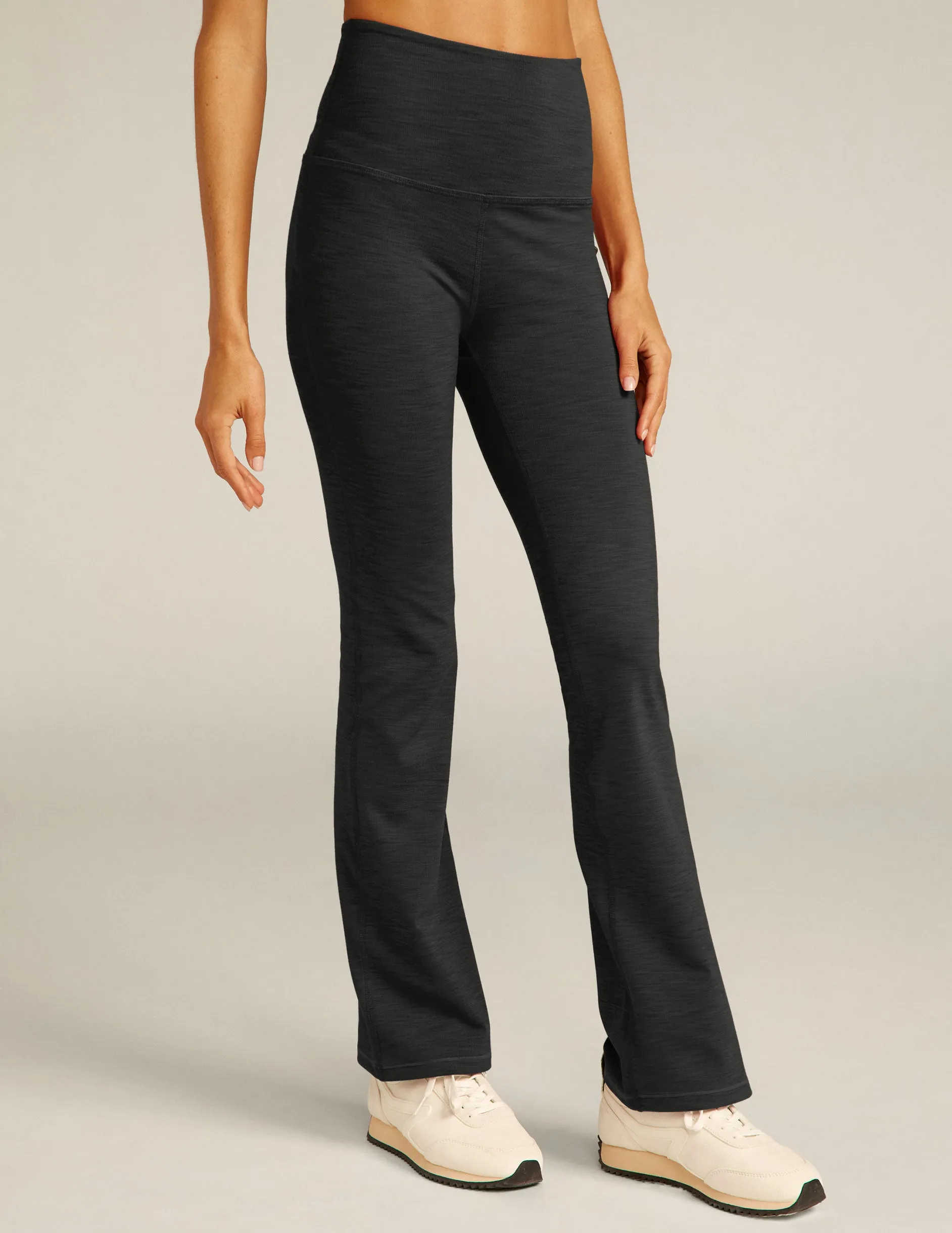 Heather Rib High Waisted Practice Pant