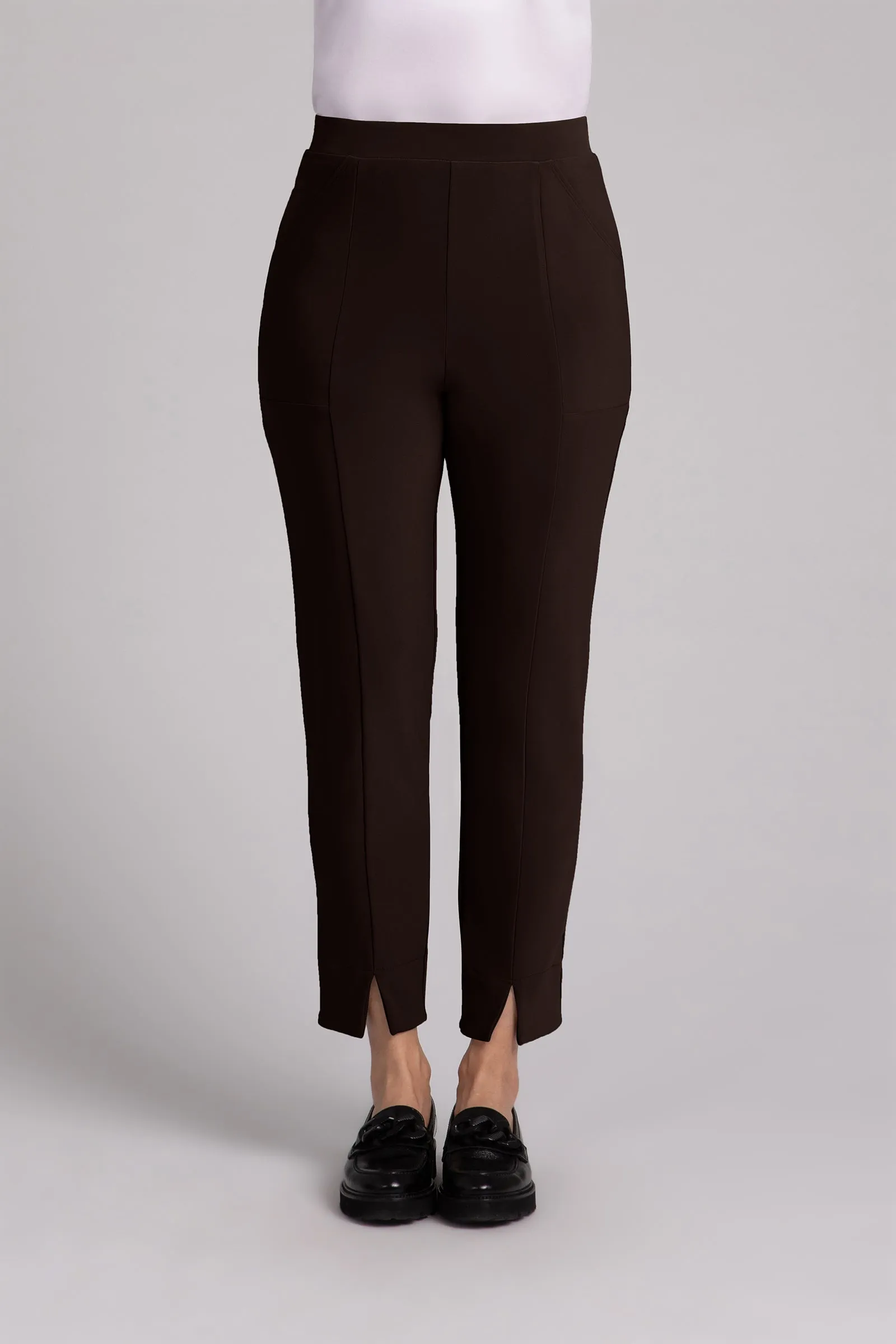 Hepburn Ankle Pant | Chocolate