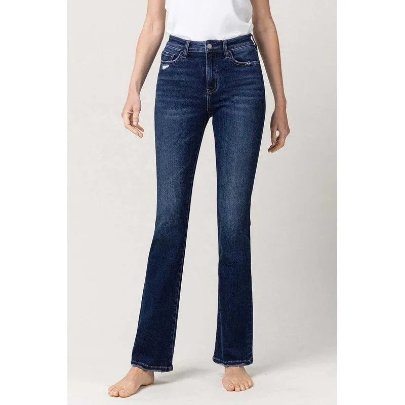 High Rise Slim Bootcut Jeans