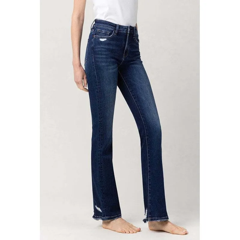 High Rise Slim Bootcut Jeans