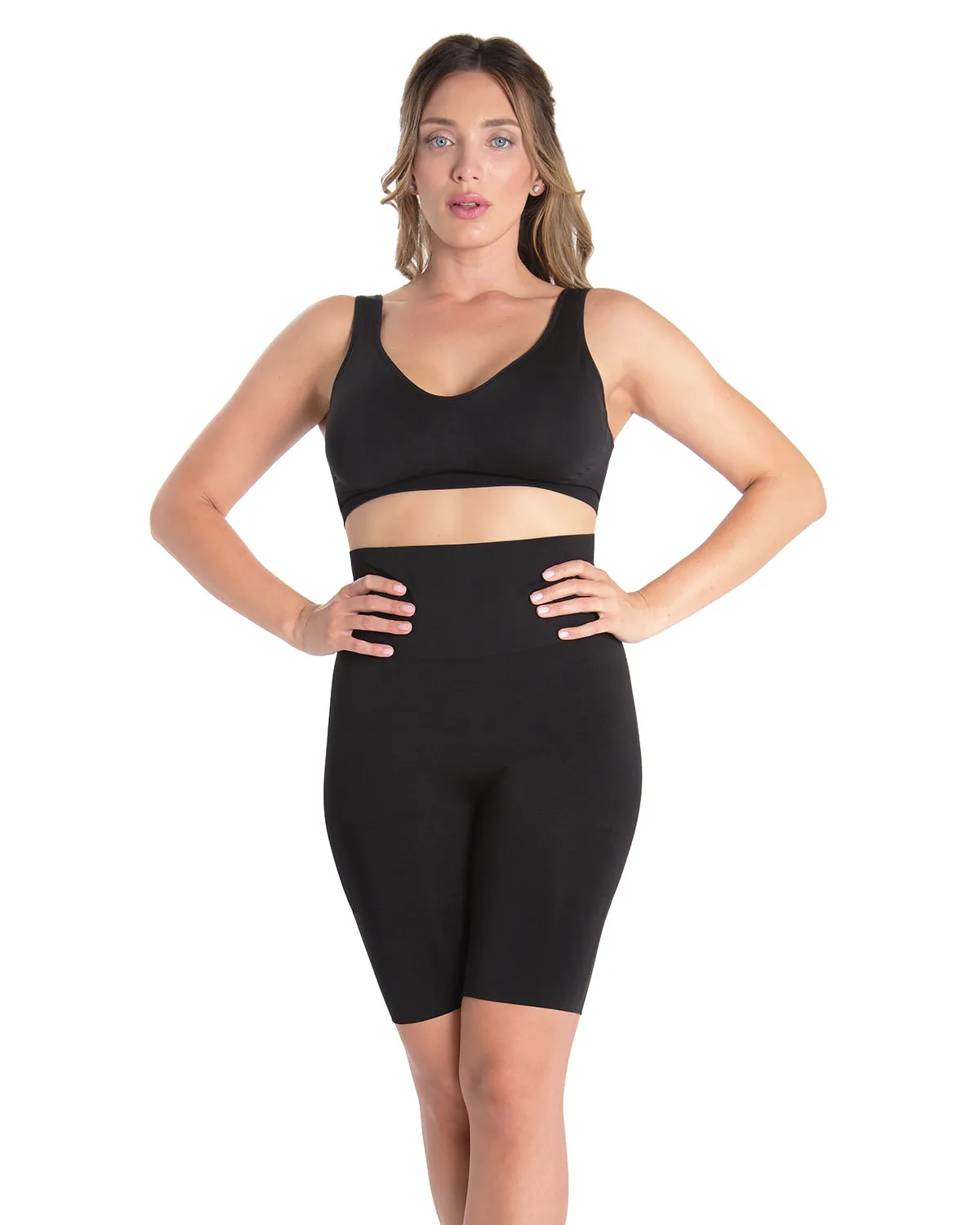 High-Waisted Seamless Firming Thigh Shaper